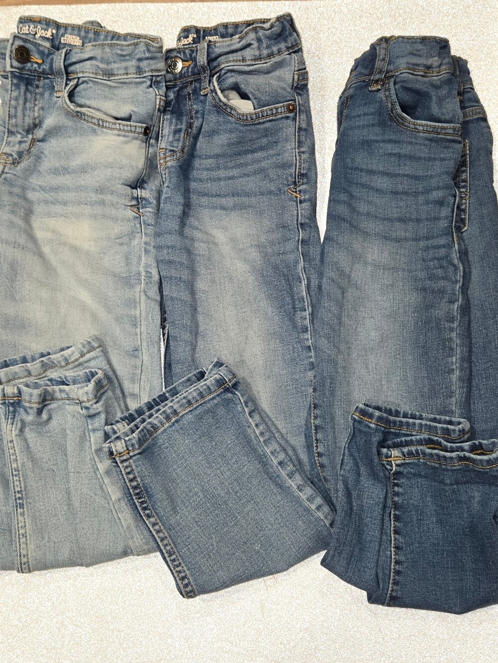 Preowned Good Condition Boys Straight Jeans Bundle Size-7